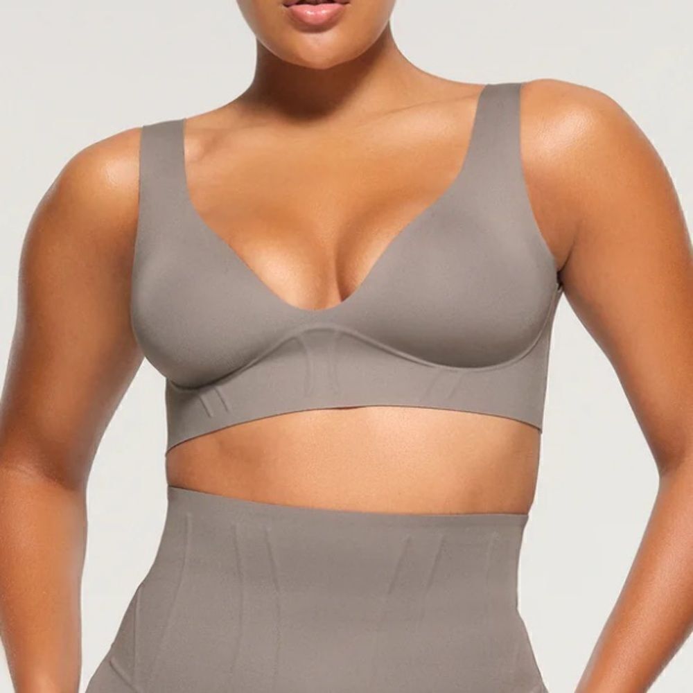 NWT SKIMS sold out bonded corset plunge bralette xxs